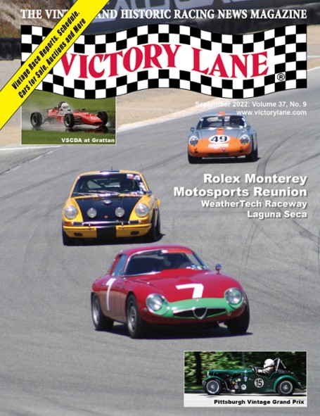 Victory Lane Vintage and Historic Racing News Magazine
